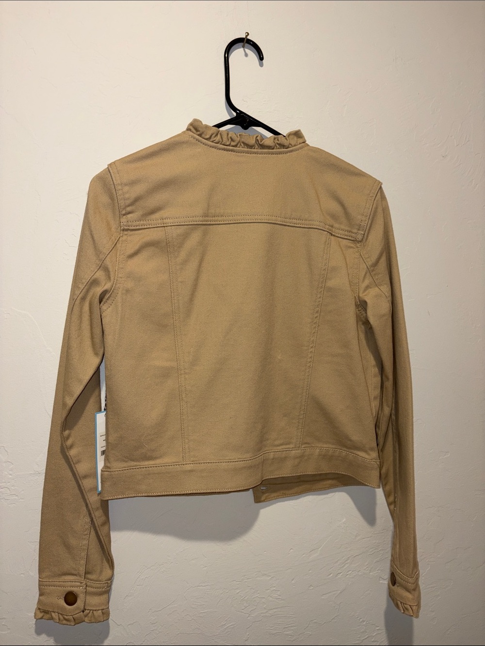 Draper James Tan Ruffle-Trim Jacket - Picture 4 of 4